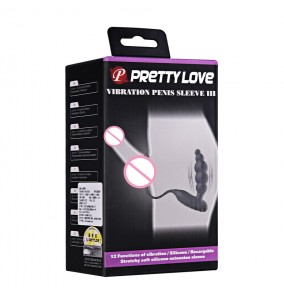 PRETTY LOVE Male P-Spot Prostate Massager Anal Vibration (Chargeable - Black)